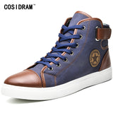 COSIDRAM Fashion High Top Men Shoes