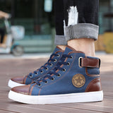 COSIDRAM Fashion High Top Men Shoes